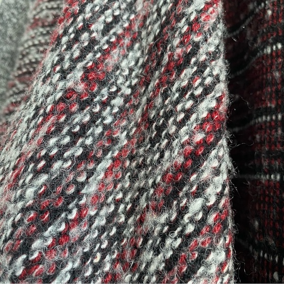 LUCKY Brand Waterfall Cardigan Chunky Knit Open Drape Sweater Wool Blend Cozy - Picture 7 of 14